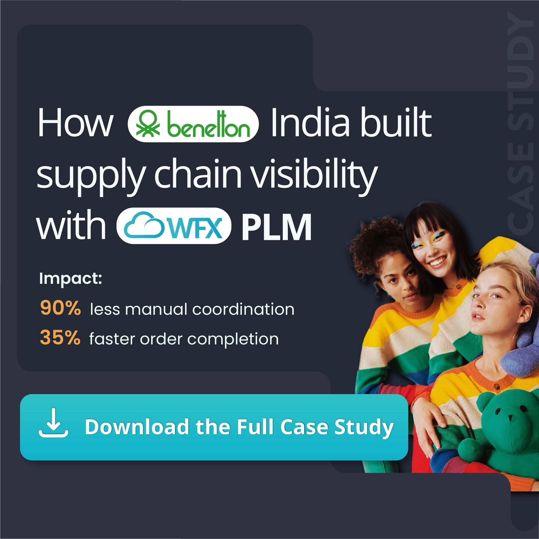 Benetton LinkedIn ad graphic design